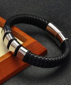 צמיד 4 לוחיות עם חריטה