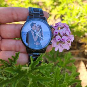 שעון לגבר עם תמונה צבעונית