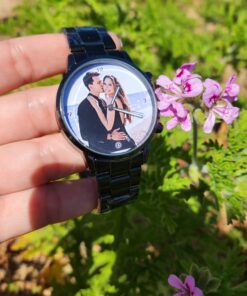 שעון לגבר עם תמונה צבעונית