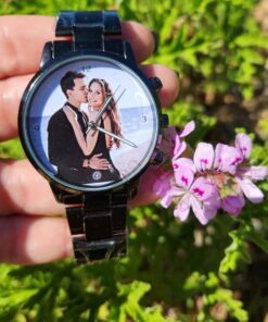 שעון לגבר עם תמונה צבעונית