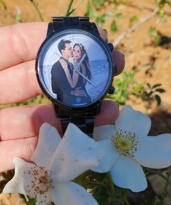 שעון לגבר עם תמונה צבעונית