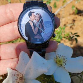 שעון לגבר עם תמונה צבעונית