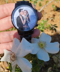 שעון לגבר עם תמונה צבעונית