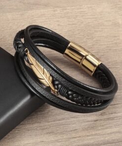 צמיד לגבר עם חריטה