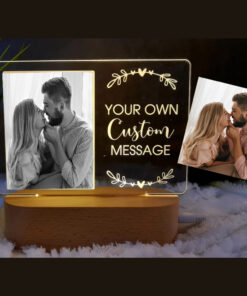 מעמד אקריליק עם תמונה