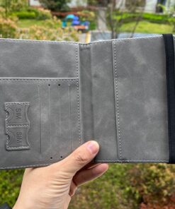 כיסוי לדרכון עם צריבה