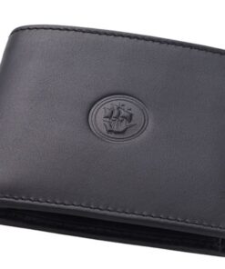 ארנק איטלקי שחור לגבר עם תמונה
