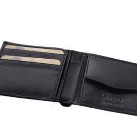 ארנק איטלקי שחור לגבר עם תמונה