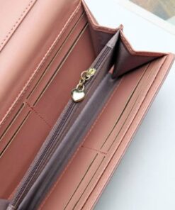 ארנק ורוד לאשה עם חריטת תמונה