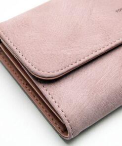 ארנק ורוד לאשה עם חריטת תמונה