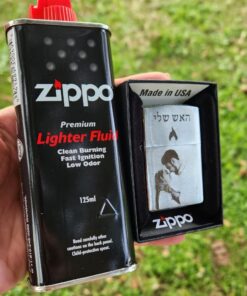 מצית זיפו עם חריטה בלייזר