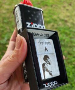 מצית זיפו עם חריטה בלייזר