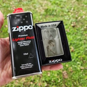 מצית זיפו עם חריטה בלייזר