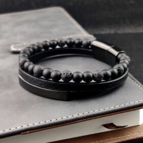 צמיד לגבר עם חריטה