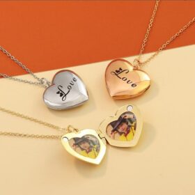 שרשרת לב עם תמונה