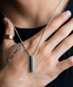 שרשרת לגבר עם חריטה