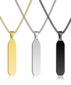 שרשרת לגבר עם חריטה