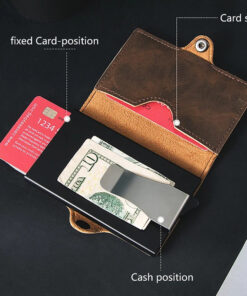 ארנק כרטיסים נשלפים לגבר