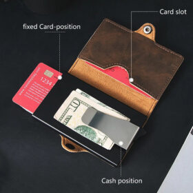 ארנק כרטיסים נשלפים לגבר