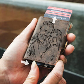 ארנק כרטיסים נשלפים לגבר