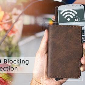 ארנק כרטיסים נשלפים לגבר