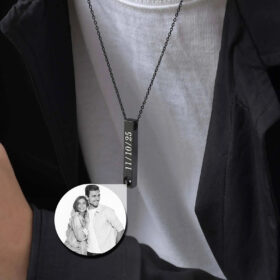 שרשרת לגבר עם תמונה