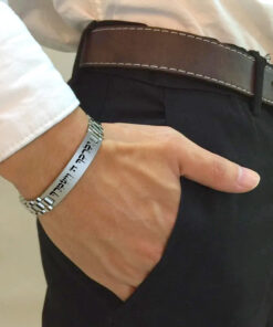 צמיד כסף לגבר