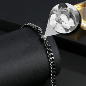 צמיד לגבר עם תמונה