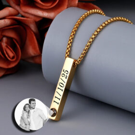 שרשרת לגבר עם תמונה