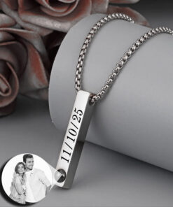 שרשרת לגבר עם תמונה