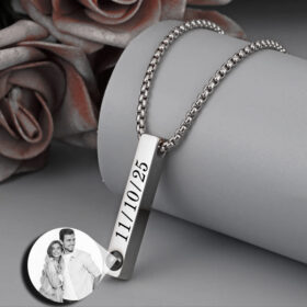 שרשרת לגבר עם תמונה