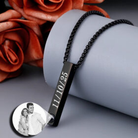 שרשרת לגבר עם תמונה