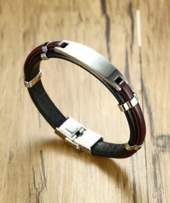 צמיד לגבר עם חריטה