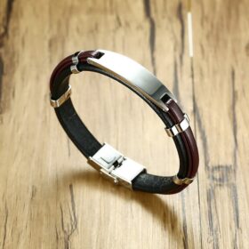 צמיד לגבר עם חריטה