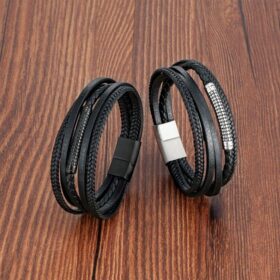 צמיד לגבר עם חריטה