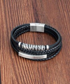 צמיד לגבר עם חריטה